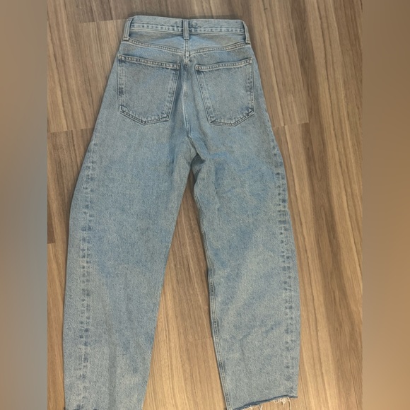 AGOLDE LUNA HIGH RISE PIECED TAPER / COLOR: IN VOID / SIZE: 25 / WORN ONCE - Picture 5 of 6